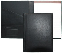 Black Leather Writing Folios